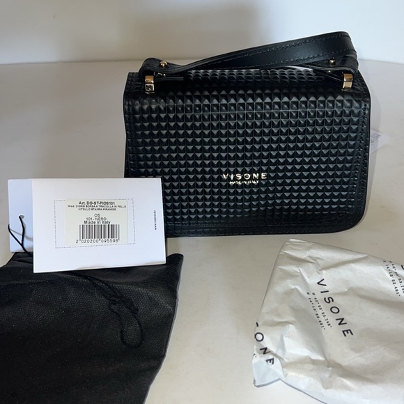 Mini leather handbag - Made in Italy - Picture 6 of 6